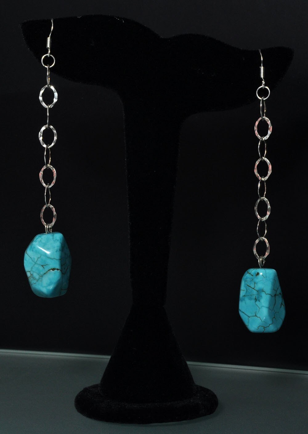 Anna Ohrringe | Kollektion Nature Rocks Türkis Sterling Silber von YBrandCreations