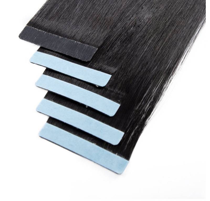 YC Fashion & Style Echthaar-Extension Echthaar Tape On-Extension Skin-Wefts Remy Double Drawn Hair 25 gr, 100 % Menschenhaar von YC Fashion & Style