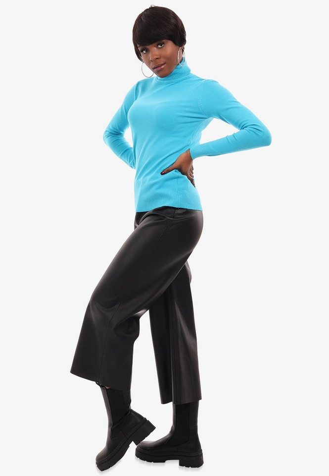 YC Fashion & Style Rollkragenpullover Basic Pullover mit Rollkragen (1-tlg) Basic von YC Fashion & Style