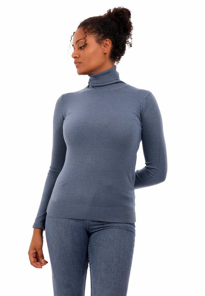YC Fashion & Style Rollkragenpullover Basic Pullover mit Rollkragen Basic von YC Fashion & Style
