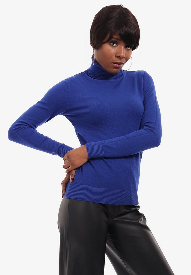YC Fashion & Style Rollkragenpullover Basic Pullover mit Rollkragen Basic von YC Fashion & Style