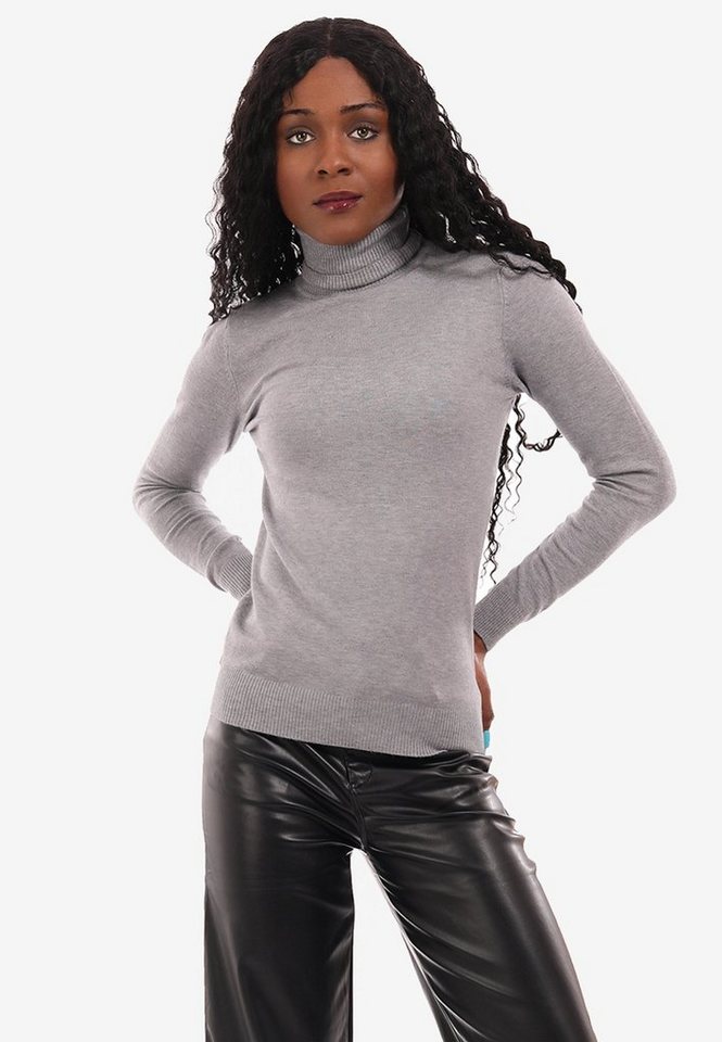 YC Fashion & Style Rollkragenpullover Basic Pullover mit Rollkragen Basic von YC Fashion & Style