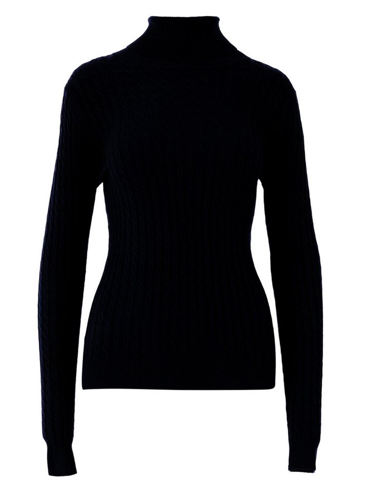 YC Fashion & Style Rollkragenpullover One Size, Zopfmuster, verschiedene Farben in Unifarbe von YC Fashion & Style