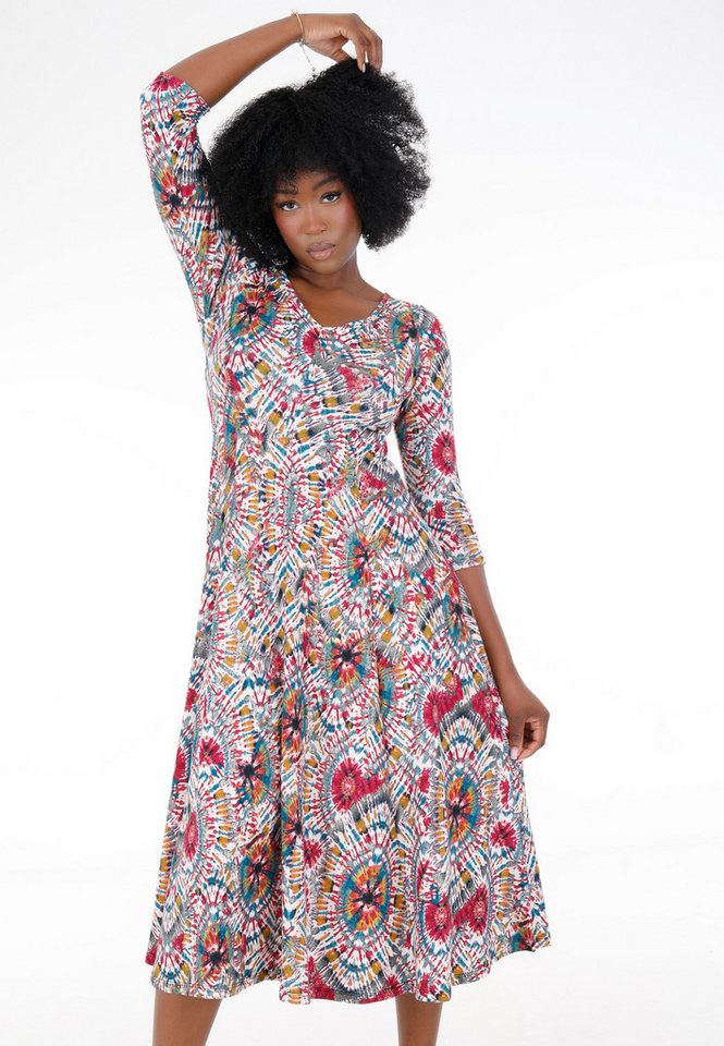 YC Fashion & Style Sommerkleid Fließend... mit modischem Print Alloverdruck von YC Fashion & Style