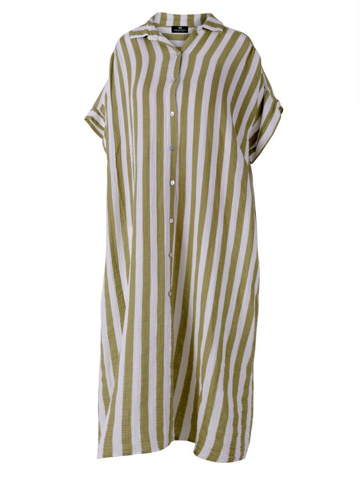 YC Fashion & Style Sommerkleid Hemdblusenkleid in Oversized-Passform Musselin Basic von YC Fashion & Style
