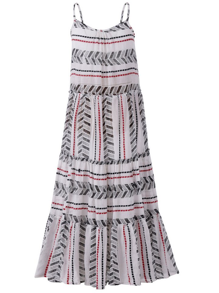 YC Fashion & Style Strandkleid Maxikleid aus 100 % Baumwolle – leicht transparent & herrlich luftig mit Alloverdruck von YC Fashion & Style