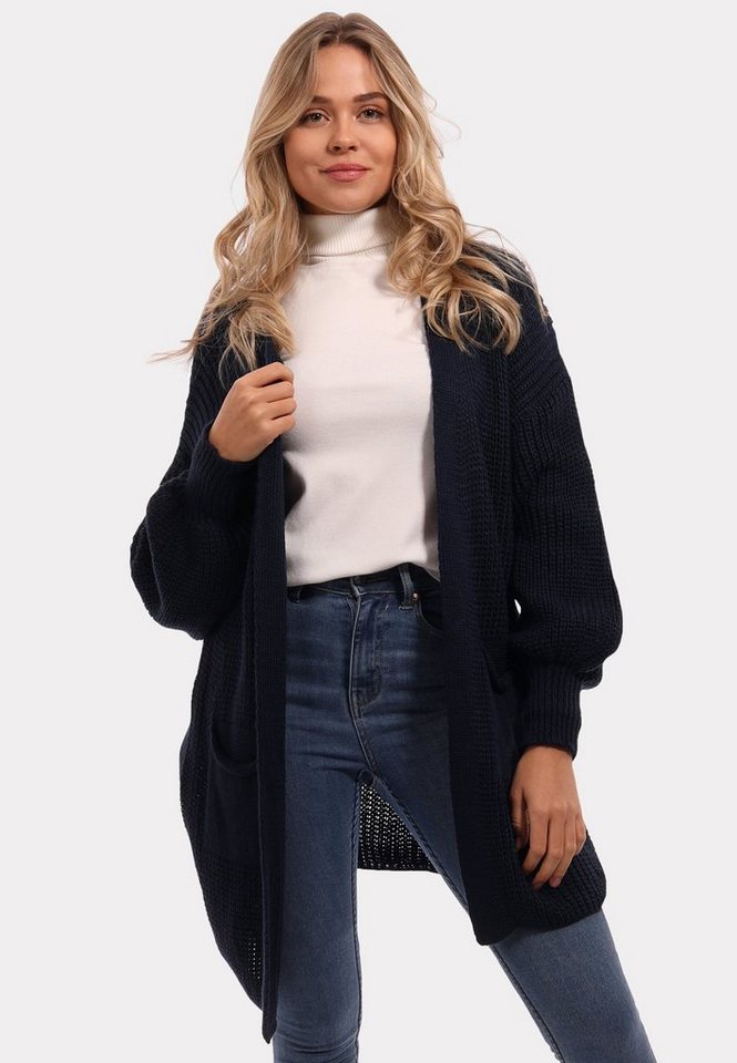 YC Fashion & Style Strickjacke "Herbstlicher Damen-Cardigan – Gemütlicher Strickjacke mit Taschen" Boho von YC Fashion & Style