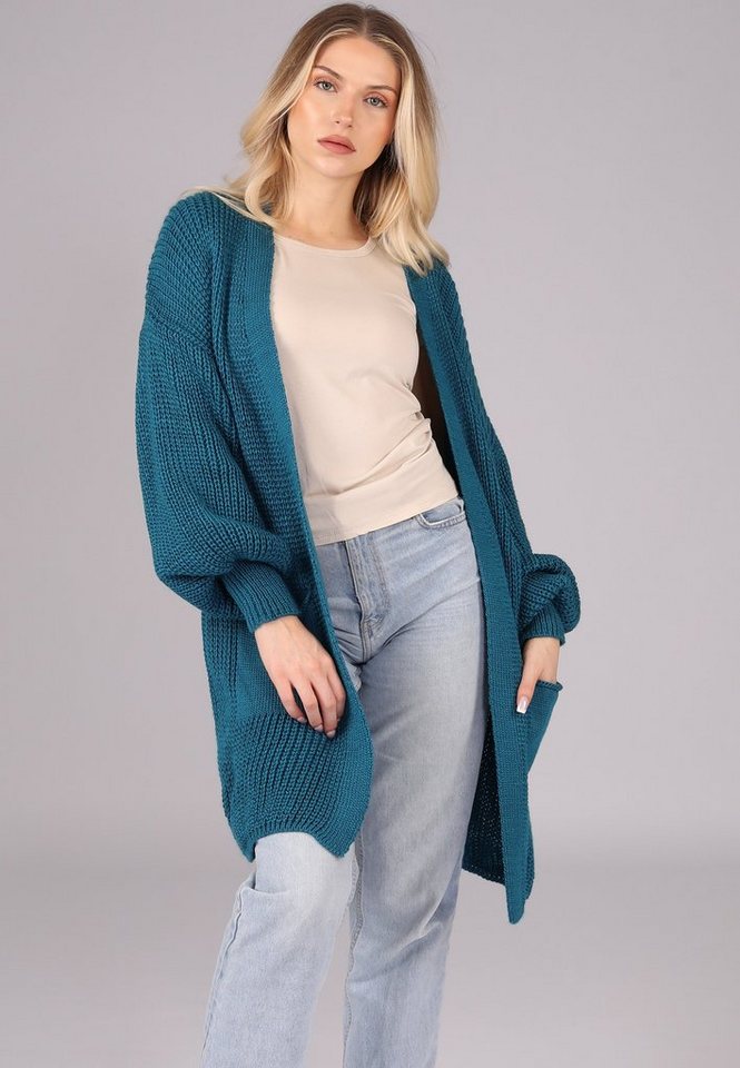 YC Fashion & Style Strickjacke "Herbstlicher Damen-Cardigan – Gemütlicher Strickjacke mit Taschen" Boho von YC Fashion & Style