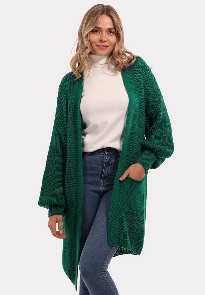 YC Fashion & Style Strickjacke "Herbstlicher Damen-Cardigan – Gemütlicher Strickjacke mit Taschen" Boho von YC Fashion & Style