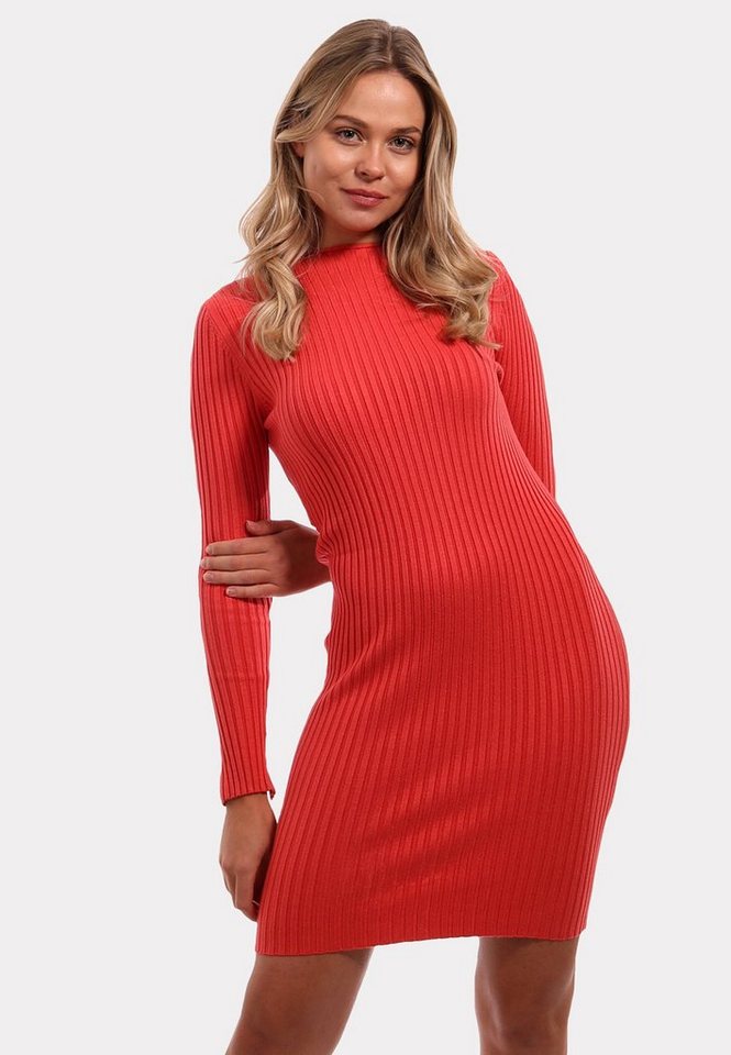 YC Fashion & Style Strickkleid Figurbetontes Rippstrick-Design mit modischem Ärmelschlitz Langarm YC Fashion & Style Strickkleid Figurbetontes Rippstrick-Design mit modischem Ärmelschlitz Langarm von YC Fashion & Style