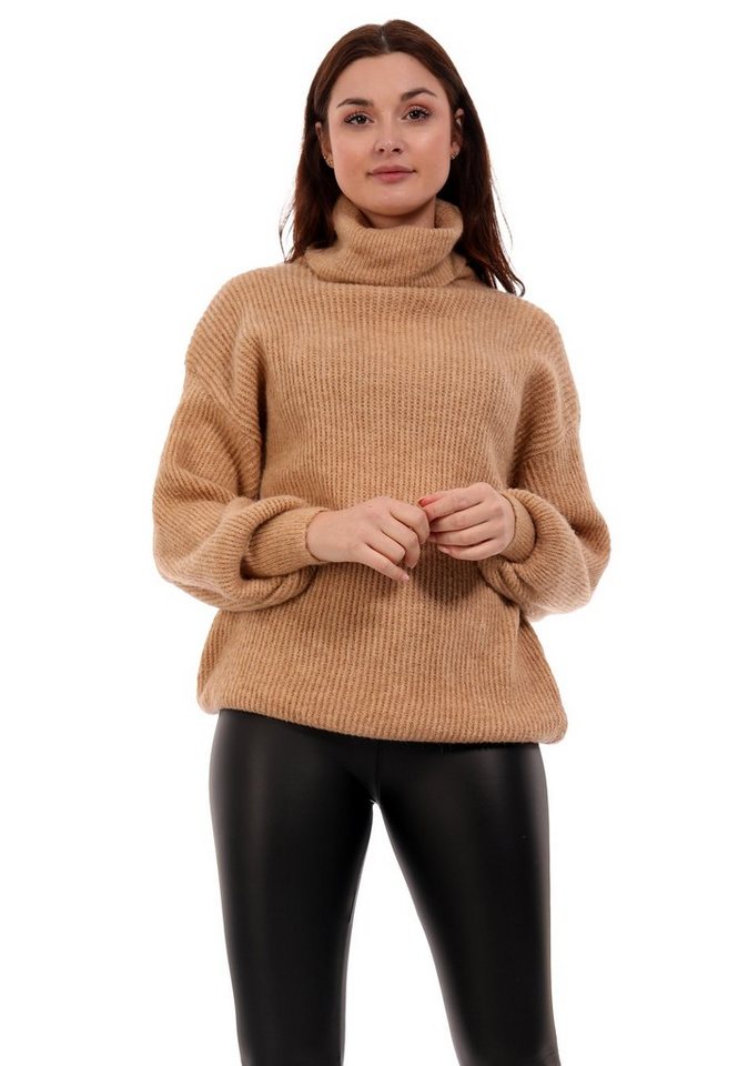 YC Fashion & Style Strickpullover Oversize mit weitem Kragen – One Size“ (1-tlg) casual von YC Fashion & Style
