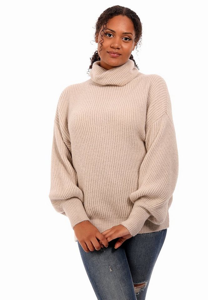 YC Fashion & Style Strickpullover Oversize mit weitem Kragen – One Size“ (1-tlg) casual von YC Fashion & Style