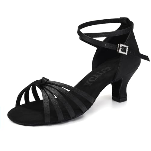 YCALCP Latein Tanzschuhe Damen Satin Prom Salsa Standard Profi Praxis 5cm,EM217-Schwarz-5cm,37 EU YCALCP Latein Tanzschuhe Damen Satin Prom Salsa Standard Profi Praxis 5cm,EM217-Schwarz-5cm,37 EU von YCALCP