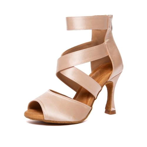 YCALCP Tanzstiefel Damen Latein Stöckelabsatz Schnürstiefel für Jazztanz Absatz Party Tanzschuhe YCD49, 36.5 EU YCALCP Tanzstiefel Damen Latein Stöckelabsatz Schnürstiefel für Jazztanz Absatz Party Tanzschuhe YCD49, 36.5 EU von YCALCP