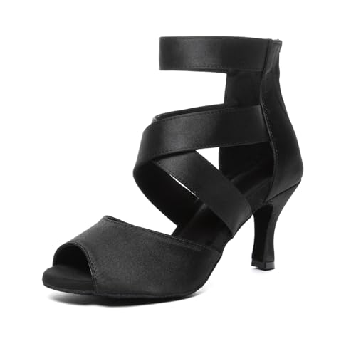 YCALCP Tanzstiefel Damen Latein Stöckelabsatz Schnürstiefel für Jazztanz Absatz Party Tanzschuhe YCD49, 41 EU YCALCP Tanzstiefel Damen Latein Stöckelabsatz Schnürstiefel für Jazztanz Absatz Party Tanzschuhe YCD49, 41 EU von YCALCP