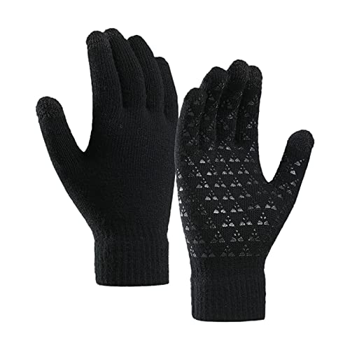 Black Friday Angebote Fausthandschuhe Winter Handschuhe Herren Damen Thermo Winterhandschuhe Touchscreen Warme Rutschfester Strickhandschuhe Softshell Handschuhe für Damen Herren Radfahren Outdoor von YCBMINGCAN