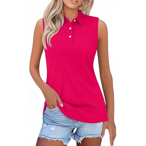 Sale Angebote Poloshirt Ärmellos Damen Polo Shirt Golf Polo Sommershirts Polohemd Casual Oberteil Business Bluse Atmungsaktiv Sport Top Yoga Aktivbekleidung Tank Top mit Kragen Sale Angebote Poloshirt Ärmellos Damen Polo Shirt Golf Polo Sommershirts Polohemd Casual Oberteil Business Bluse Atmungsaktiv Sport Top Yoga Aktivbekleidung Tank Top mit Kragen von YCBMINGCAN