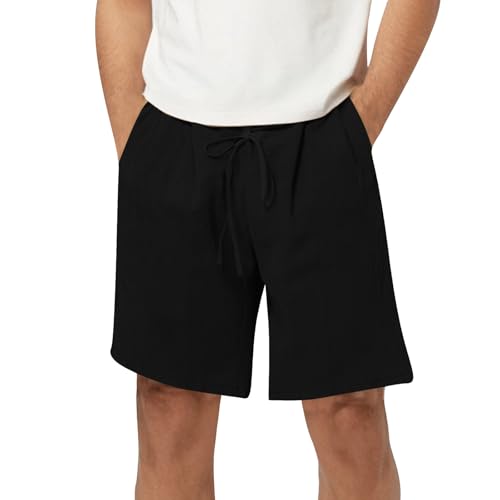 YCBMINGCAN Meine Bestellungen Leinen Shorts Herren Sommer Kurze Hosen Herren Kurze Chino Hose Leichte Luftige Lockere Sport Kurz Cargo Leinenhose Sommerhose Basketball Shorts Mit Taschen von YCBMINGCAN