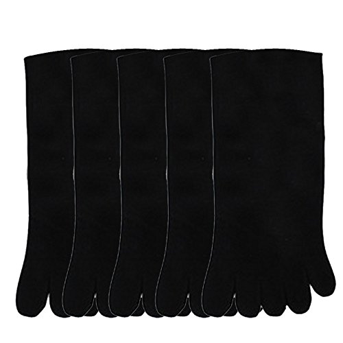 YCBMINGCAN Paar 5 Fünf Socken Sport Finger Elastische Männer Laufende Zehensocken Soild Kurze Socken Socken Muster von YCBMINGCAN