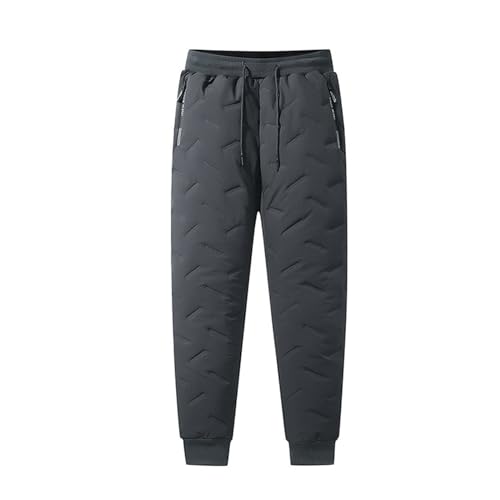 YCBMINGCAN Unisex-Jogginghose mit Lammwoll-Fleecefutter, Unisex-Jogginghose aus Fleece, für Herren, Winter, warm, leicht, Jogginghose Arbeitshose Herren (GY1, XXXXXXL) von YCBMINGCAN