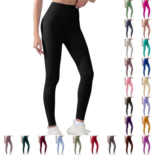 YCBMINGCAN Warehouse Deal Sport Leggings Damen Yogahose High Waist Seamless Sporthose Blickdicht Leggins Damen Lang Blickdicht Yogahose Gym Leggings Schwarze Bauchweg Sportleggins Tights Yoga Fitness von YCBMINGCAN