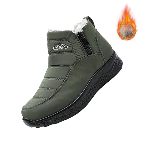 YCBMINGCAN Warehouse Deal stiefeletten damen Winterstiefel Damen Gefüttert Winterschuhe Warm Schneestiefel Herren Winterboots Schneeschuhe Winter Outdoors Schneeboots Schlupfstiefel Stiefeletten von YCBMINGCAN