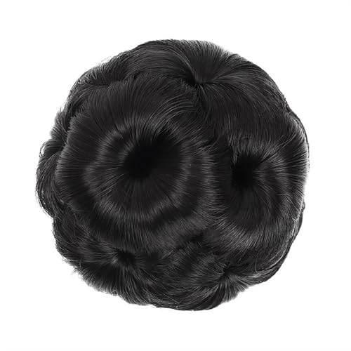 Haar-Accessoires, 1 Packung synthetischer Dutt, Pferdeschwanz, Dutt, ausgefallene lockige Haarklammer, Pferdeschwanz, Haarverlängerung, Dutt, Perücke, Haarteile für Damen (1 Stück - 02) von YCCHAH