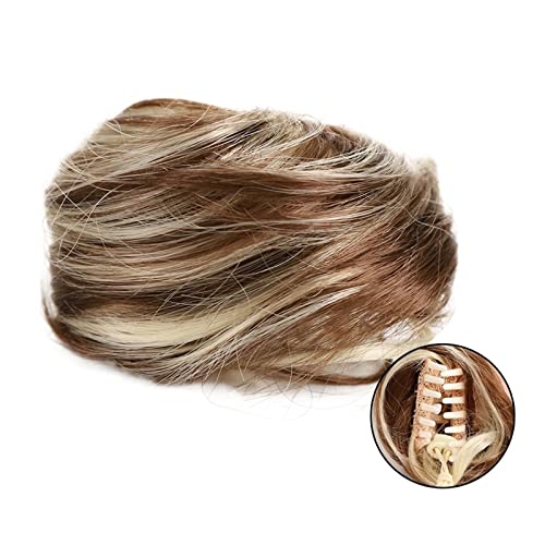 Haar-Accessoires, Kunsthaar-Clip, Dutt, Katzenohren, Donut-Haarklammer, unordentlicher Haarknoten, Mini-Haarverlängerung, Damen-Haarschmuck, Haarteile für Damen (109) von YCCHAH