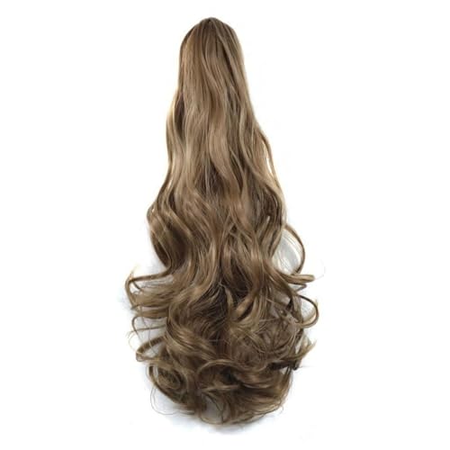 Haar Zubehör 20 zoll Damen Modische Lange Lockige Haar Große Welle Synthetische Perücke Klaue Clip Stil Pferdeschwanz Haar Extensions Knoten Haarteile Für Frauen(18) von YCCHAH