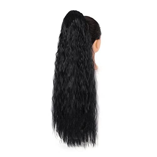 Haar Zubehör 24 "Lange Lockige Mit Kordelzug Puff Pferdeschwanz Haarverlängerung Synthetische Pferdeschwanz Haar Clip Rolle für Frauen Täglichen Gebrauch Haarteile Für Frauen(29) von YCCHAH