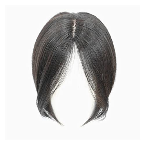 Lady Beauty Echthaar-Perücke mit Clip, Randhaar-Perücke für Damen von YCCHAH