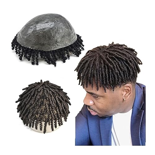 Perücken Für Männer Herrenperücke Menschenhaar Ersatzsystem eingespritzte PU-Leder Herrenperücke 8 "X 10" Männliche Prothese Langlebige PU-Perücke Einheit for Haar Perücken Pe von YCCHAH
