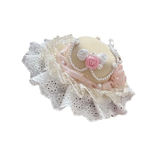 Eleganter Mehrzweck-Fascinator aus Organza, Haarschmuck für modische Frauen bei formellen Zusammenkünften, Weiß von YCHUCH