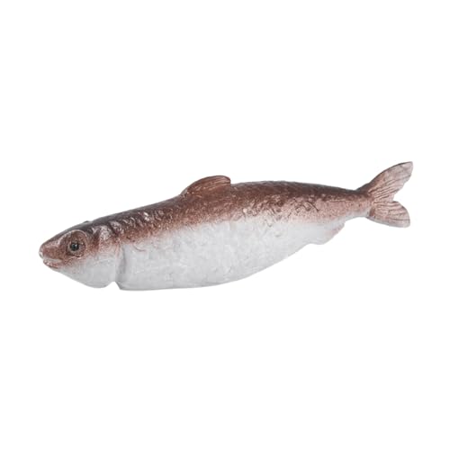 Haarspange mit lustigem getrocknetem Fisch, Pferdeschwanz-Halter, für Kinder, Damen, Herren von YCHUCH