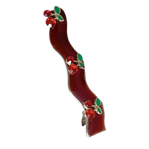 Haarspangen Haarspange Süßkirschen Haarspange Kristall Elegant 2000er Jahre Trend Kirschen Bündel Kopfbedeckung Sweet Balletcore Trend von YCHUCH