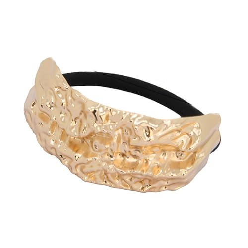 Metall-Haargummis mit einzigartigen Designs für trendiges Damen-Haarstyling, elastische Haargummis, modisches Haar-Accessoire von YCHUCH