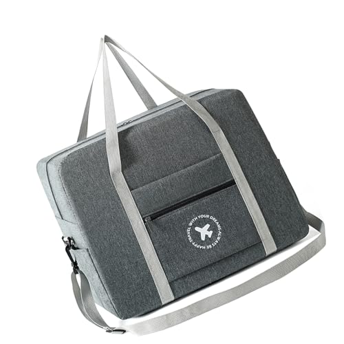 Reisetasche Faltbare Gepäcktasche Wasserdicht Große Tragetasche Mit Trolley Hülle Fluglinien Tasche Für Damen Und Herren Fitnessstudio Über Nacht von YCHUCH