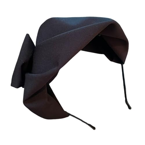 Schwarzes Seidenschal Haarband Damen Vintage Styles Kopfbedeckung Verspieltheit Haare Reifen Für Abendkleidung Und Teas Partys Schwarzes Seidenschal Haarband Damen Vintage Styles Kopfbedeckung Verspieltheit Haare Reifen Für Abendkleidung Und Teas Partys von YCHUCH