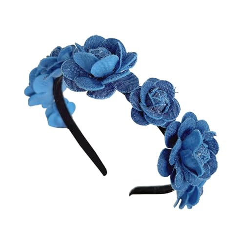 Stylisches Kamelien-Blumen-Haarteil, Brautschmuck, Hochzeit, Haarreif, Halloween, Stirnbänder für Damen und Studenten von YCHUCH