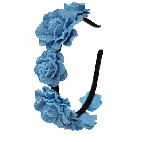 Stylisches Kamelien-Blumen-Haarteil, Brautschmuck, Hochzeit, Haarreif, Halloween, Stirnbänder für Damen und Studenten von YCHUCH