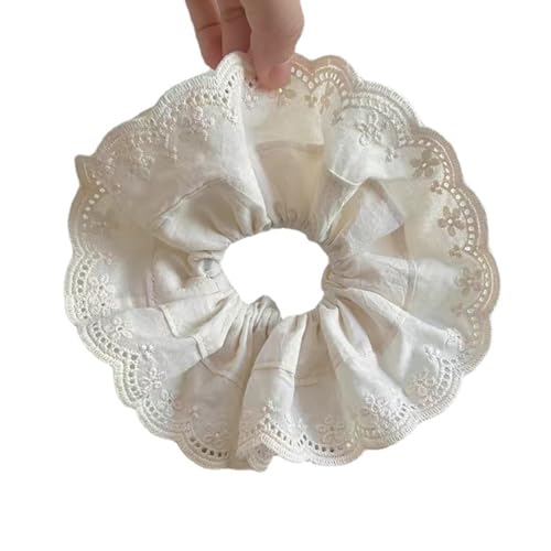 YCHUCH Doppellagige elastische Haargummis für Mädchen, Spitzenbesatz, elastisches Haarseil, tägliches Tragen, Haarschmuck für Mädchen YCHUCH Doppellagige elastische Haargummis für Mädchen, Spitzenbesatz, elastisches Haarseil, tägliches Tragen, Haarschmuck für Mädchen von YCHUCH