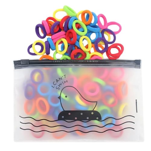 YCHUCH Haargummis für Frauen und Mädchen, elastische Haarbänder, 100 Stück von YCHUCH