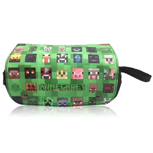 YCVBCY Anime Federmäppchen, Kinder Große Kapazität Stift Tasche, Spiele Federmäppchen, Schüler Stift Organizer Schreibwarenbox Teenager Büro Lieferungen Speicher Box Kinder Geschenk von YCVBCY