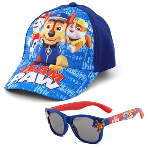 YCVBCY Dog Pattrol Sonnenbrille Kinder Baseballmütze Jungen Set Kinder Basecap Set mit Sonnenbrille Baseballmütze Sonnenmütze UV Schutz Sonnenhut Geschenke für Jungs YCVBCY Dog Pattrol Sonnenbrille Kinder Baseballmütze Jungen Set Kinder Basecap Set mit Sonnenbrille Baseballmütze Sonnenmütze UV Schutz Sonnenhut Geschenke für Jungs von YCVBCY