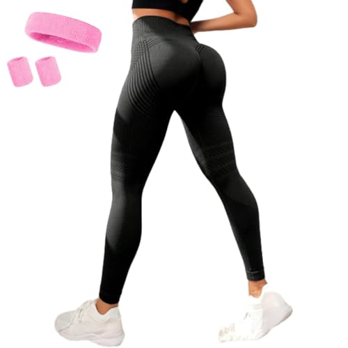 Cellumove 3D Legging – Definieren Sie Ihre Silhouette mühelos taillierte Anti-Cellulite-Yogahose (DE/NL/SE/PL, Alphanumerisch, M, Regular, Regular, Schwarz) von YCYATS