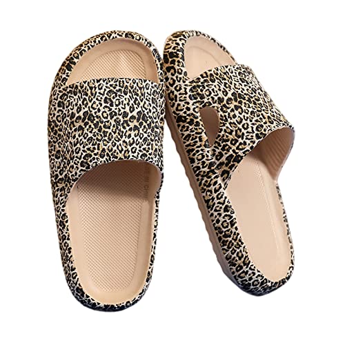 Orthoslipper Original Cozyslides Für Maximalen Komfort EVA Wolkenschuhe Hausschuhe Damen Herren Slippers (Leopard color, Erwachsene, Damen, 40, Numerisch (von/bis), EU Schuhgrößensystem, 41, M) von YCYATS