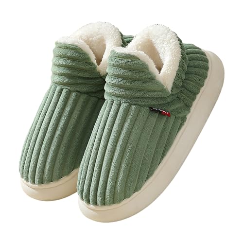 YCYATS Dinorara Hausschuhe, Dinorara - Plüsch Hausschuhe, Sunmoine Cloud Slippers,Pillow Warm Fuzzy House Slippers (Green, Erwachsene, Damen, 43, Numerisch (von/bis), EU Schuhgrößensystem, 44, M) von YCYATS