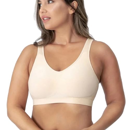 YCYATS Glammering BH, Glammering Premium Wireless Shaper Bra, Daily Comfort Wireless Shaper Bra (DE/NL/SE/PL, Alphanumerisch, 4XL, Regular, Regular, Standard, Beige) von YCYATS