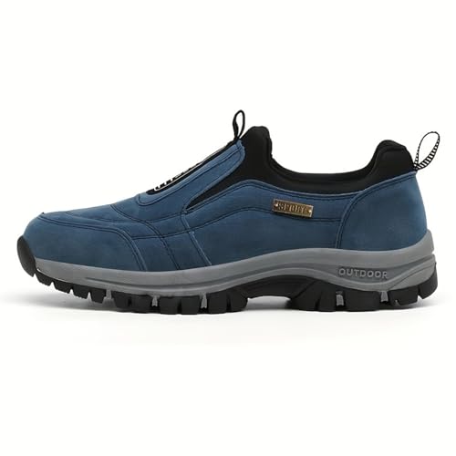 YCYATS Hatme Wanderschuhe, Hatme OrthopäDische Wanderschuhe Herren (Navy blau, Erwachsene, 45, Numerisch, EU Schuhgrößensystem, M) von YCYATS