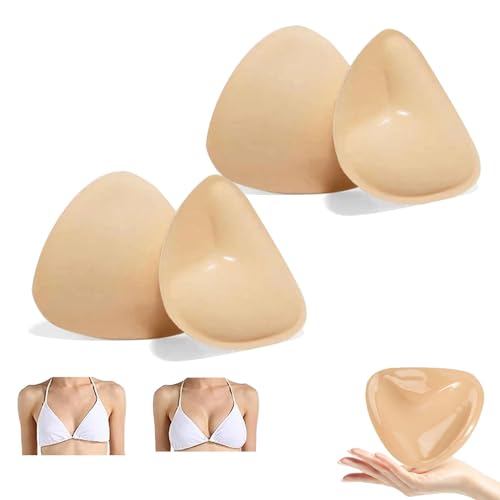 YCYATS Monoka Push Up Pads, Selbstklebender BH Push Up, Doppelseitig Klebende Pushup Nippelcover (2paar Beige, C-D Körbchen) von YCYATS